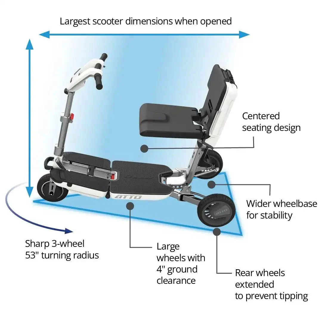 ATTO Portable Mobility Scooter - Image 8