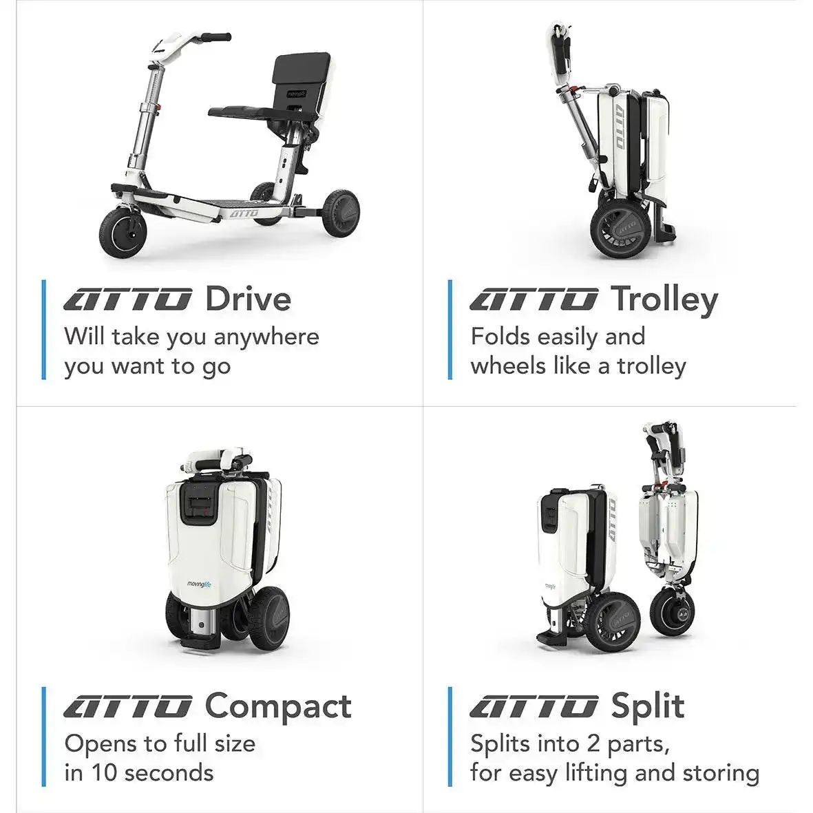ATTO Portable Mobility Scooter - Image 9