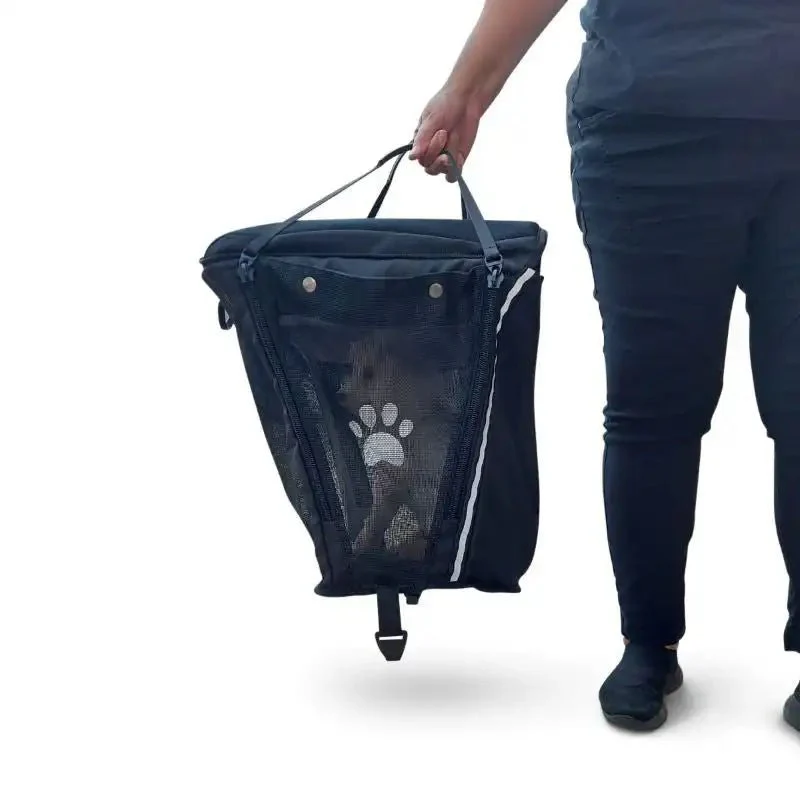 Pet Carrier & Cushion Black - Image 5